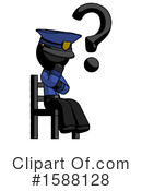 Black Design Mascot Clipart #1588128 by Leo Blanchette