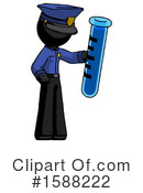 Black Design Mascot Clipart #1588222 by Leo Blanchette