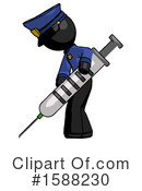 Black Design Mascot Clipart #1588230 by Leo Blanchette
