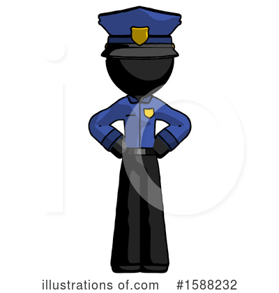 Royalty-Free (RF) Black Design Mascot Clipart Illustration by Leo Blanchette - Stock Sample #1588232