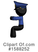 Black Design Mascot Clipart #1588252 by Leo Blanchette