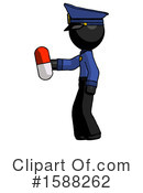 Black Design Mascot Clipart #1588262 by Leo Blanchette