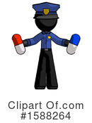 Black Design Mascot Clipart #1588264 by Leo Blanchette