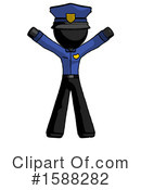 Black Design Mascot Clipart #1588282 by Leo Blanchette