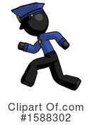 Black Design Mascot Clipart #1588302 by Leo Blanchette