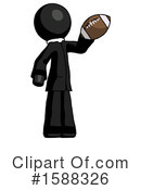 Black Design Mascot Clipart #1588326 by Leo Blanchette