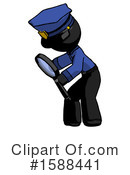 Black Design Mascot Clipart #1588441 by Leo Blanchette