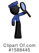 Black Design Mascot Clipart #1588445 by Leo Blanchette