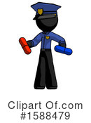 Black Design Mascot Clipart #1588479 by Leo Blanchette
