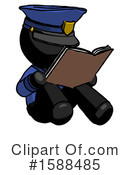 Black Design Mascot Clipart #1588485 by Leo Blanchette