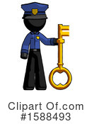 Black Design Mascot Clipart #1588493 by Leo Blanchette