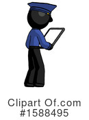 Black Design Mascot Clipart #1588495 by Leo Blanchette