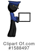 Black Design Mascot Clipart #1588497 by Leo Blanchette