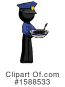 Black Design Mascot Clipart #1588533 by Leo Blanchette