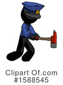 Black Design Mascot Clipart #1588545 by Leo Blanchette