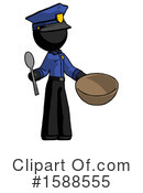 Black Design Mascot Clipart #1588555 by Leo Blanchette