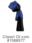 Black Design Mascot Clipart #1588577 by Leo Blanchette