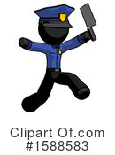 Black Design Mascot Clipart #1588583 by Leo Blanchette