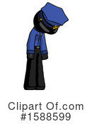 Black Design Mascot Clipart #1588599 by Leo Blanchette
