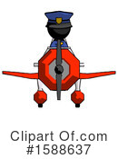 Black Design Mascot Clipart #1588637 by Leo Blanchette