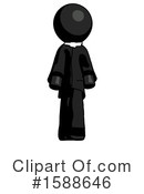 Black Design Mascot Clipart #1588646 by Leo Blanchette