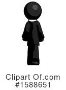 Black Design Mascot Clipart #1588651 by Leo Blanchette