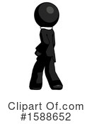 Black Design Mascot Clipart #1588652 by Leo Blanchette