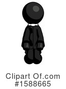 Black Design Mascot Clipart #1588665 by Leo Blanchette