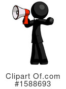 Black Design Mascot Clipart #1588693 by Leo Blanchette
