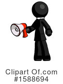 Black Design Mascot Clipart #1588694 by Leo Blanchette