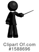 Black Design Mascot Clipart #1588696 by Leo Blanchette