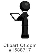 Black Design Mascot Clipart #1588717 by Leo Blanchette