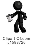 Black Design Mascot Clipart #1588720 by Leo Blanchette