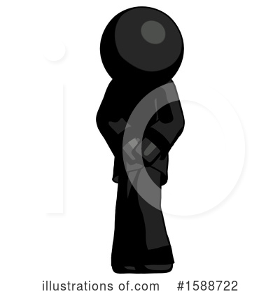 Royalty-Free (RF) Black Design Mascot Clipart Illustration by Leo Blanchette - Stock Sample #1588722