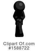 Black Design Mascot Clipart #1588722 by Leo Blanchette
