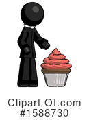 Black Design Mascot Clipart #1588730 by Leo Blanchette
