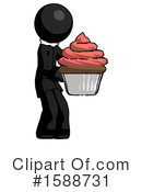Black Design Mascot Clipart #1588731 by Leo Blanchette