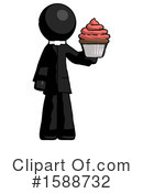 Black Design Mascot Clipart #1588732 by Leo Blanchette