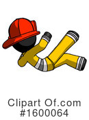 Black Design Mascot Clipart #1600064 by Leo Blanchette