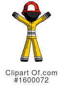 Black Design Mascot Clipart #1600072 by Leo Blanchette