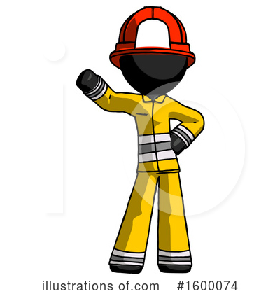 Royalty-Free (RF) Black Design Mascot Clipart Illustration by Leo Blanchette - Stock Sample #1600074