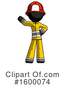 Black Design Mascot Clipart #1600074 by Leo Blanchette