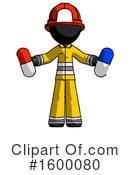 Black Design Mascot Clipart #1600080 by Leo Blanchette
