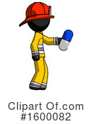 Black Design Mascot Clipart #1600082 by Leo Blanchette