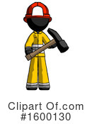 Black Design Mascot Clipart #1600130 by Leo Blanchette