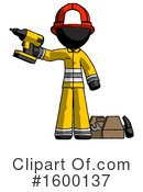 Black Design Mascot Clipart #1600137 by Leo Blanchette