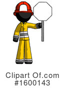 Black Design Mascot Clipart #1600143 by Leo Blanchette