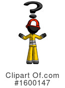 Black Design Mascot Clipart #1600147 by Leo Blanchette