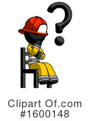 Black Design Mascot Clipart #1600148 by Leo Blanchette
