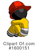 Black Design Mascot Clipart #1600151 by Leo Blanchette